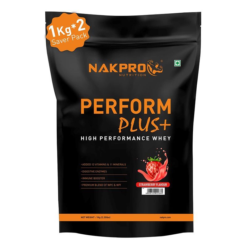 NAKPRO Perform Plus+ Premium Blend Whey Protein Concentrate & Whey